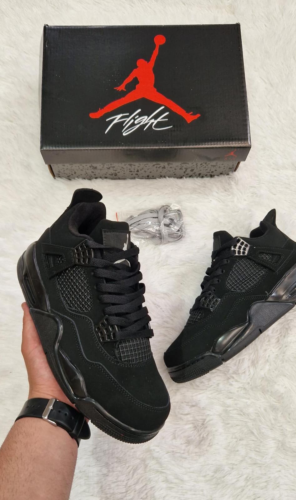 JORDAN RETRO 4 BLACK CAT - lazonadrip